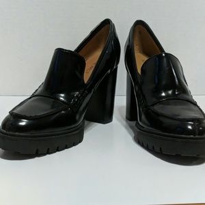 Nine West heeled loafers